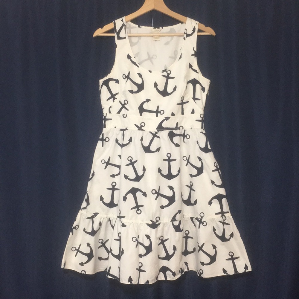 J. Crew Dizzy Anchor dress